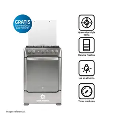 INDURAMA - Cocina 4 Hornillas A Gas Con Plancha Y Grill