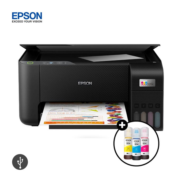 Impresora Multifuncional L3210 Tinta Continua ConexiónUSB