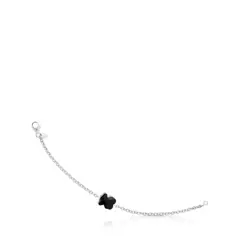TOUS - Pulsera Mujer de plata y ónix facetado