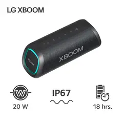 LG - Parlante XBOOM Go XG5 20W Bluetooth IP67 Negro