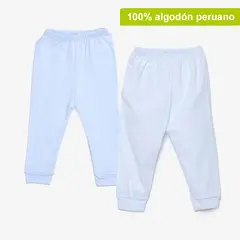 YAMP - Pantalón Bebé Niño Pack X2 Algodón