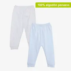 YAMP - Pantalón Bebé Niño Pack X2 Algodón