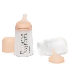 SUAVINEX - Biberón Anti Cólico Zero Zero 270 Ml + Bolsa Anti Cólicos + Tetina Flujo Medio (M) Set Follow On Zero