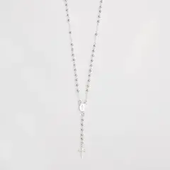 ADRIA - Collar Rosario Plata Mujer