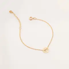 ADRIA - Pulsera Violetta Plata En Oro Amari Mujer