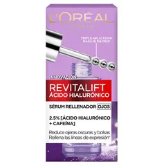 LOREAL PARIS - Serum Rellenador Ojos Revitalift Acido Hialuronico