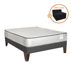DROM - Cama Europea Himlen 1.5Plz + Sofa Cama