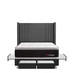 FORLI - Dormitorio con Cajones Golden Queen