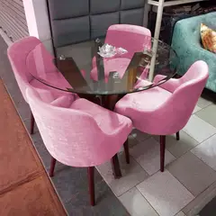 HOME PREMIUM - Juego de Comedor 4 Sillas Anna