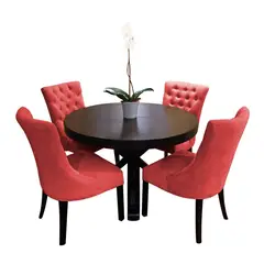 HOME PREMIUM - Juego de Comedor 4 Sillas Avila