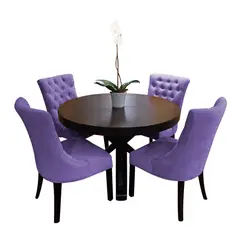 HOME PREMIUM - Juego de Comedor 4 Sillas Avila