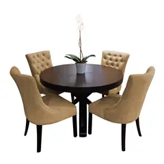 HOME PREMIUM - Juego de Comedor 4 Sillas Avila