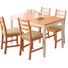 HOME PREMIUM - Juego de Comedor 4 Sillas Denver