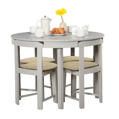 HOME PREMIUM - Juego de Comedor 4 Sillas Fabianna