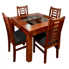 HOME PREMIUM - Juego de Comedor 4 Sillas Merida