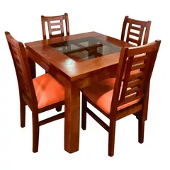 HOME PREMIUM - Juego de Comedor 4 Sillas Merida