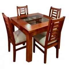 HOME PREMIUM - Juego de Comedor 4 Sillas Merida