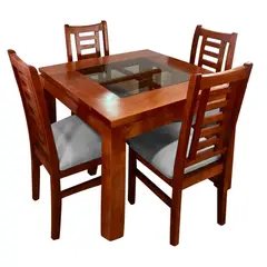 HOME PREMIUM - Juego de Comedor 4 Sillas Merida
