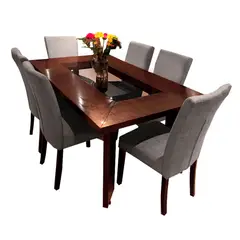 HOME PREMIUM - Juego de Comedor America 6 Sillas
