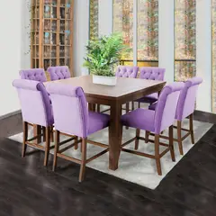 HOME PREMIUM - Juego de Comedor 8 Sillas Manolo