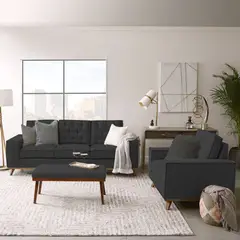 HOME PREMIUM - Juego de Sala 3-1 + Banqueta Kloe