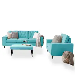 HOME PREMIUM - Juego de Sala 3-1 + Banqueta Kalhes