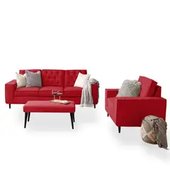 HOME PREMIUM - Juego de Sala 3-1 + Banqueta Kalhes