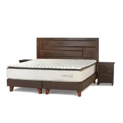 ROSEN - Dormitorio Europeo Nest Dolce King + 2 Veladores