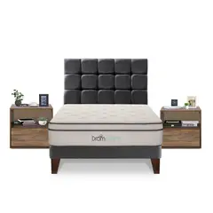 DROM - Dormitorio Europeo Fred 2Plz + 2 Veladores