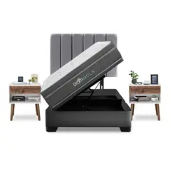 DROM - Dormitorio Boxet Moln 2plz + 2 Veladores