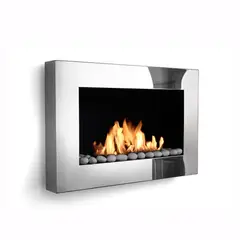 DECOFLAMA - Chimenea Ecológica Brillanta 80x70cm
