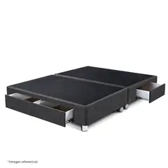 PARAISO - Base De Cama Con Cajones Queen