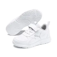 PUMA - Zapatilla Escolar Fun Racer Blanco Niña
