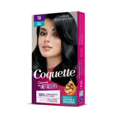COQUETTE - Kit Tinte para Cabello 1A Negro Azulado 1 Aplicación