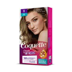 COQUETTE - Kit Tinte para Cabello 8 Rubio Claro 1 Aplicación