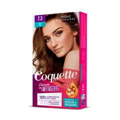 COQUETTE - Kit Tinte para Cabello 7.3 Rubio Oro 1 Aplicación