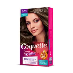 COQUETTE - Kit Tinte para Cabello 5.13 Castaño Claro Chocolate 1 Aplicación
