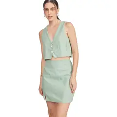 FINDING MAGNOLIA - Short 100% Lino Mujer