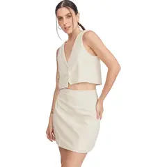 FINDING MAGNOLIA - Short 100% Lino Mujer Finding Magnolia..