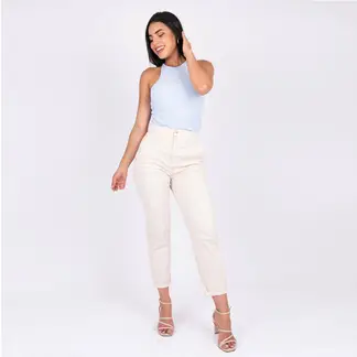 JAROLA - Pantalón Baggy Algodón Mujer