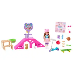 BARBIE - Set de Juego Skipper Pista De Patinaje