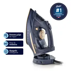 OSTER - Plancha Inalámbrica 2 En 1 Base De Cerámica