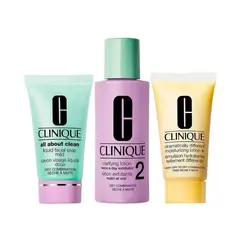 CLINIQUE - Set Intro Kit 3 Pasos - Piel Mixta A Seca