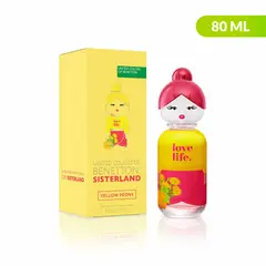 BENETTON - Sisterland Yellow Peony Edt 80 ml Mujer