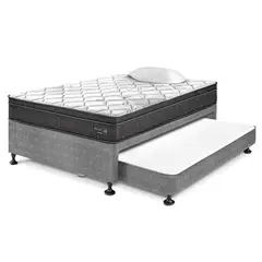 PARAISO - Cama Diván Pocket Star 1.5 Plz + 1 Almohada + Protector