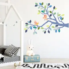 STICKART - Vinilo Árbol Primavera Azul