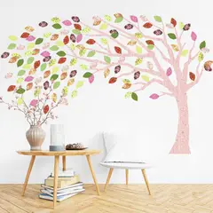 STICKART - Vinilo Arbol Otoño Rosa