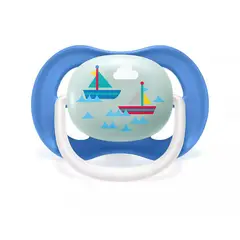PHILIPS AVENT - Chupón Ultra Air 6-18M Botes Azul