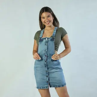 FORDAN JEANS - Overol Corto Mujer