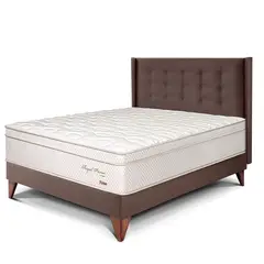 PARAISO - Dormitorio Europeo Royal Prince Firme Gold 2 Plz + 2 Almohadas Viscoelásticas
